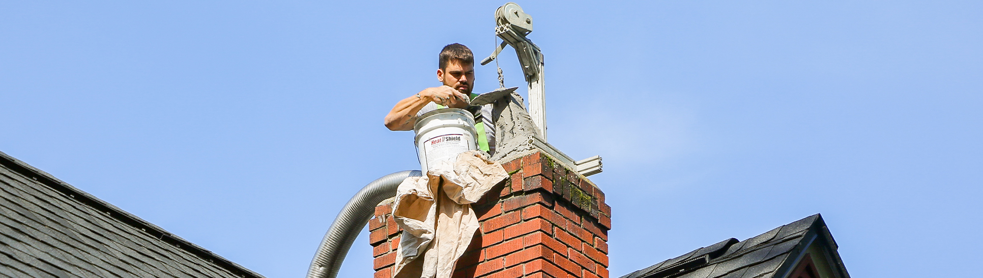 4L6A1561 heat shield for chimney in Rochester NY