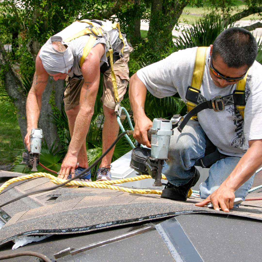 Roof repair in Amherst, NY.