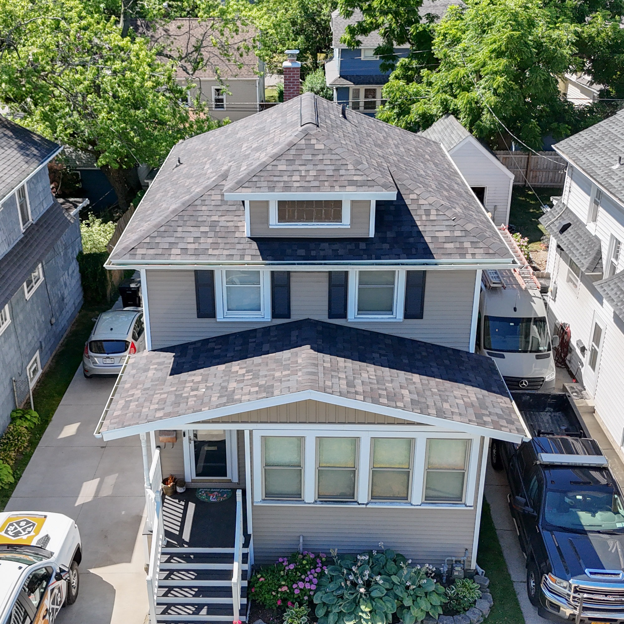 Professionally replaced roof in Orchard Park & Hamburg, NY