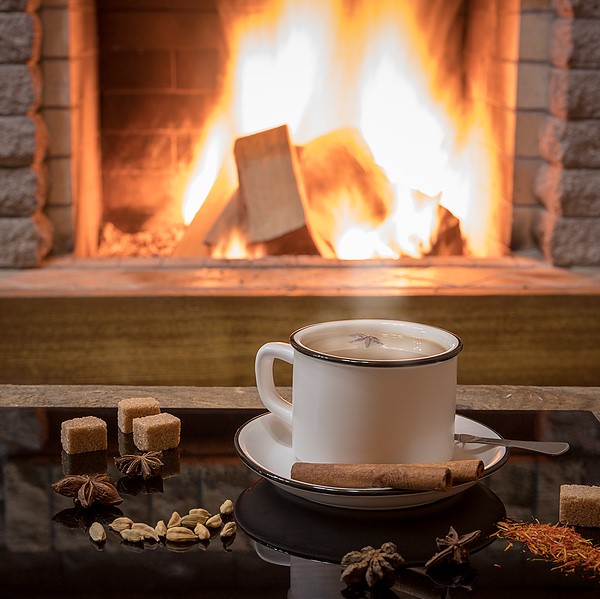 cozy fireplace, buffalo ny