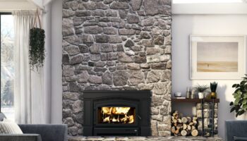 wood burning fireplace insert, rochester ny