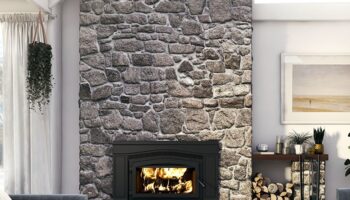 wood-burning fireplace, amhurst ny