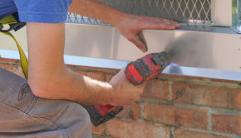 installing a full-width chimney cap, amhurst ny