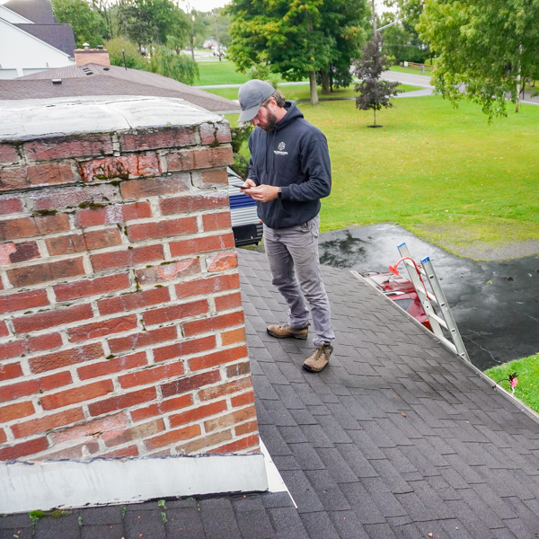 chimney brick & mortar damage, amherst ny