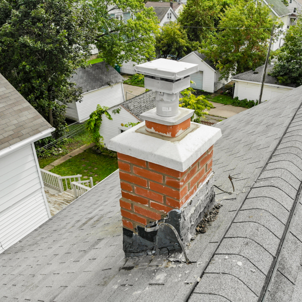 chimney flashing damage, hamburg ny