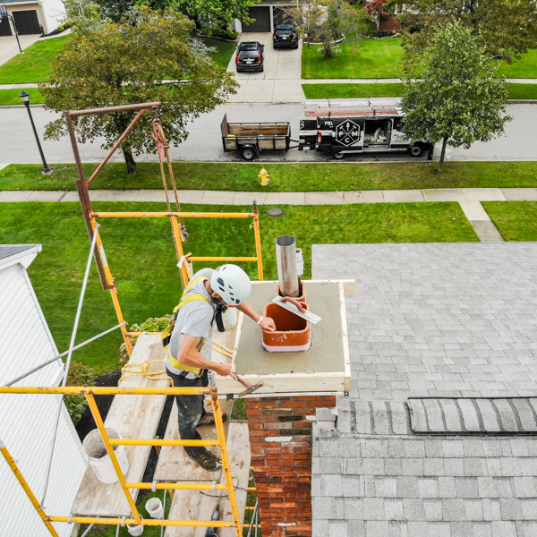 chimney crown repair in Orchard Park NY