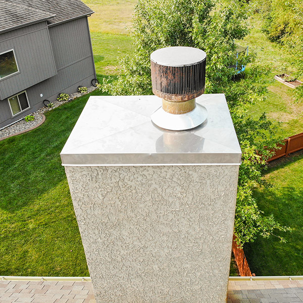 chimney chase cover repair in Matthews NC