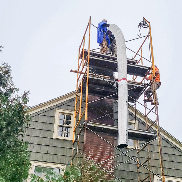 Stainless Steel Chimney Liner Installation in Buffalo NY