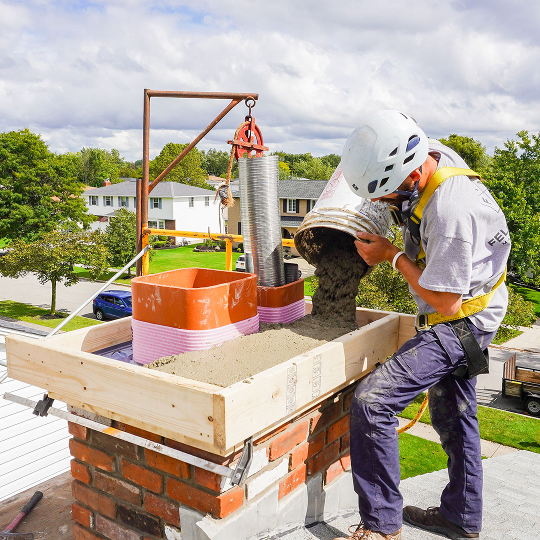 Chimney crown Repairs in Williamsville, NY