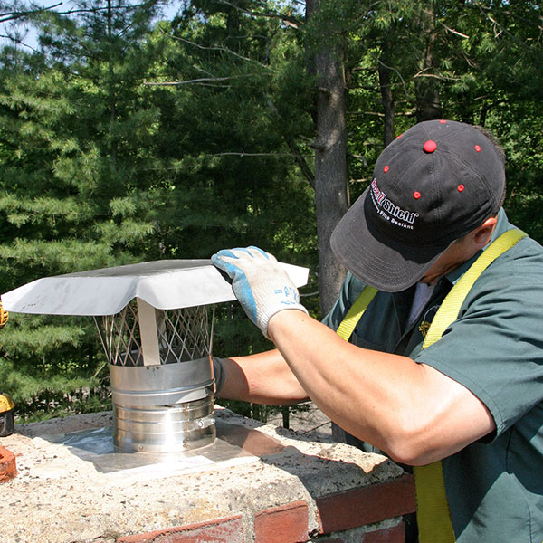 damaged chimney cap repairs in Williamsville, NY