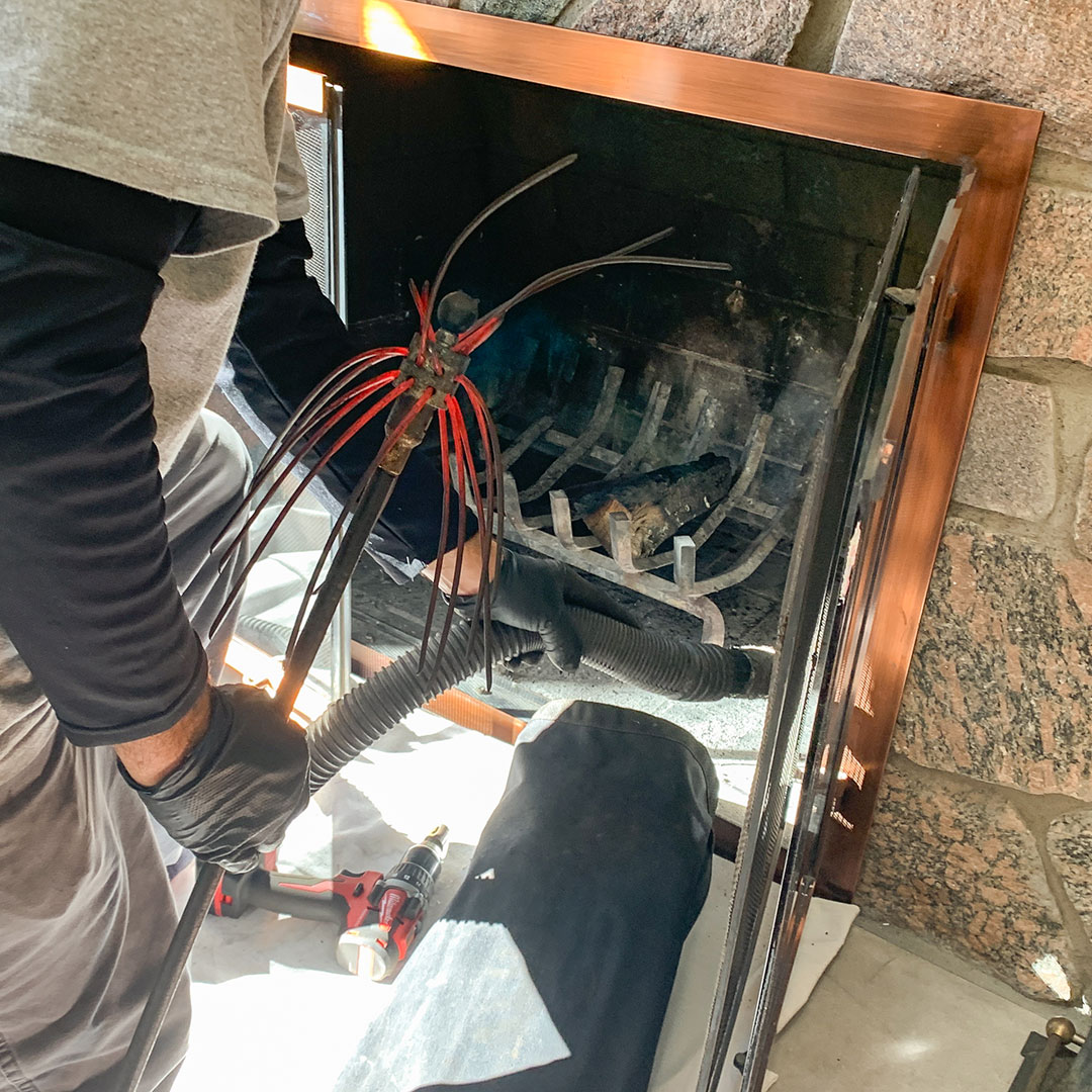 wood vs gas fireplace maintenance and cleanings in Williamsville, NY