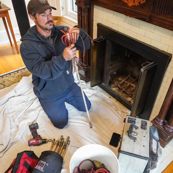 Chimney sweep in Rochester, NY and Penfield NY