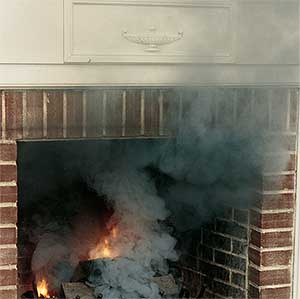 Smokey Fireplace from damaged chimney liner In Rochester NY and Orchard Park, NY