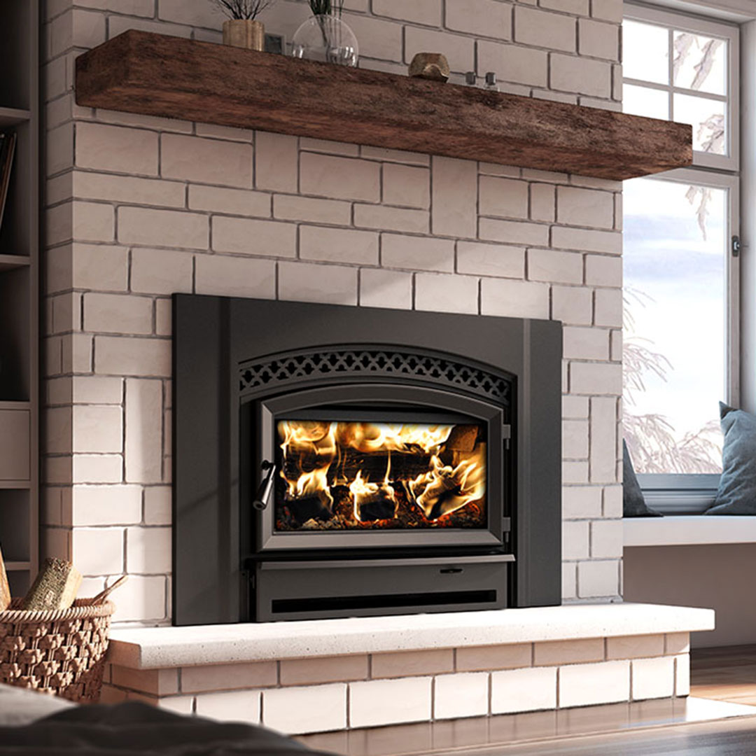 Wood burning fireplace insert installation in Rochester NY, Elmwood Village, NY and Buffalo NY