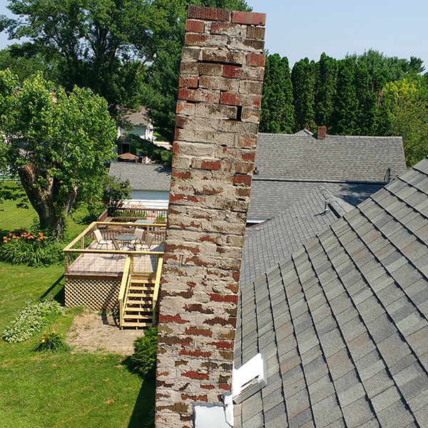leaning chimney in buffalo NY