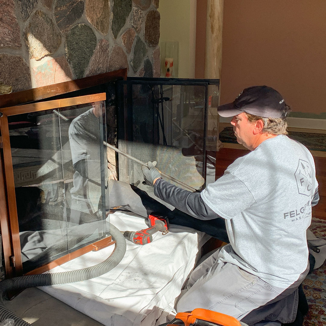 Professional chimney sweep in Derby NY