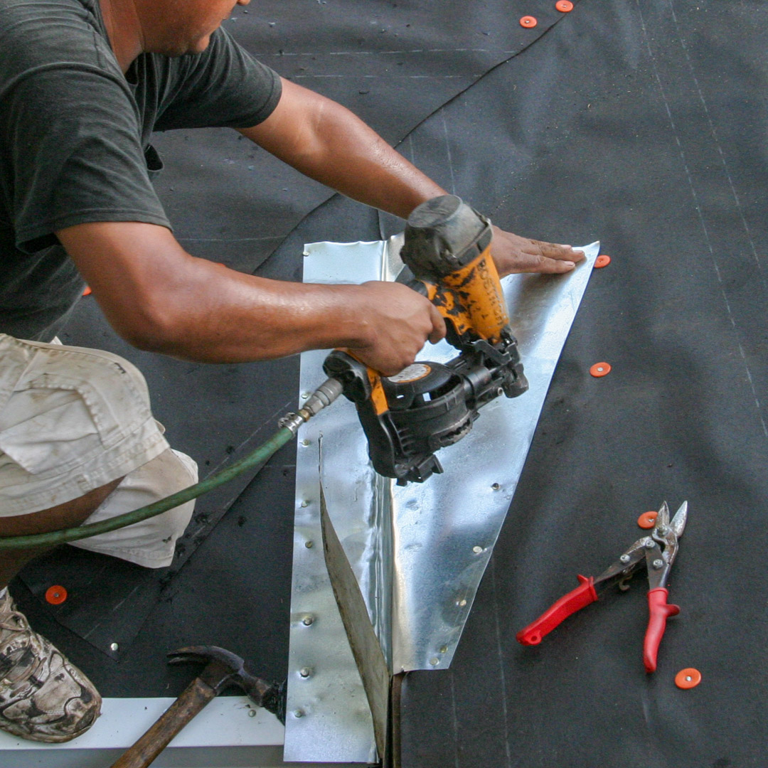 Keeping water out with new roof flashing in Rochester & Hamburg, NY
