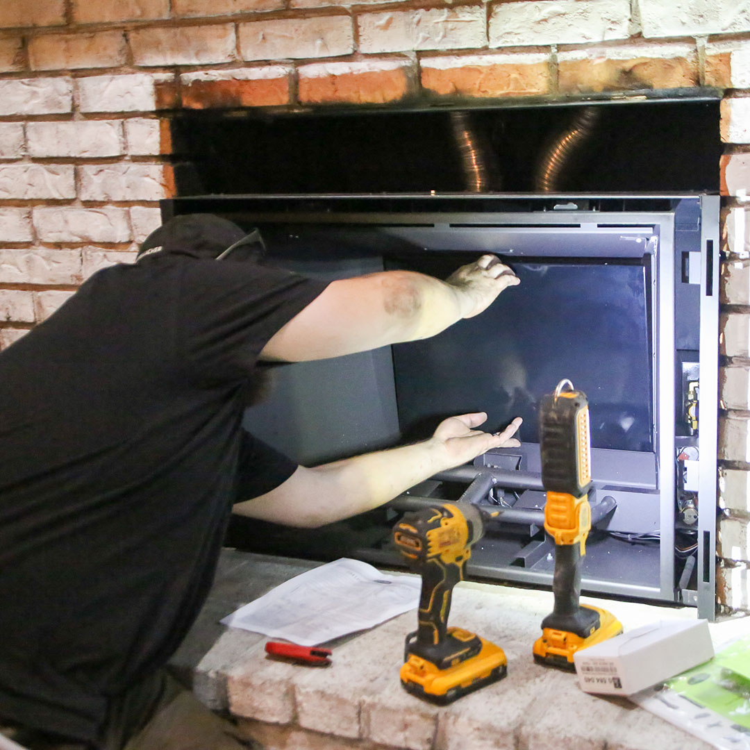 fireplace insert installation in Orchard Park, NY