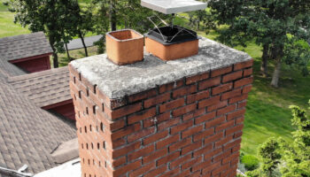 Chimney damage and chimney crown repair in Buffalo, NY and Rochester, NY.