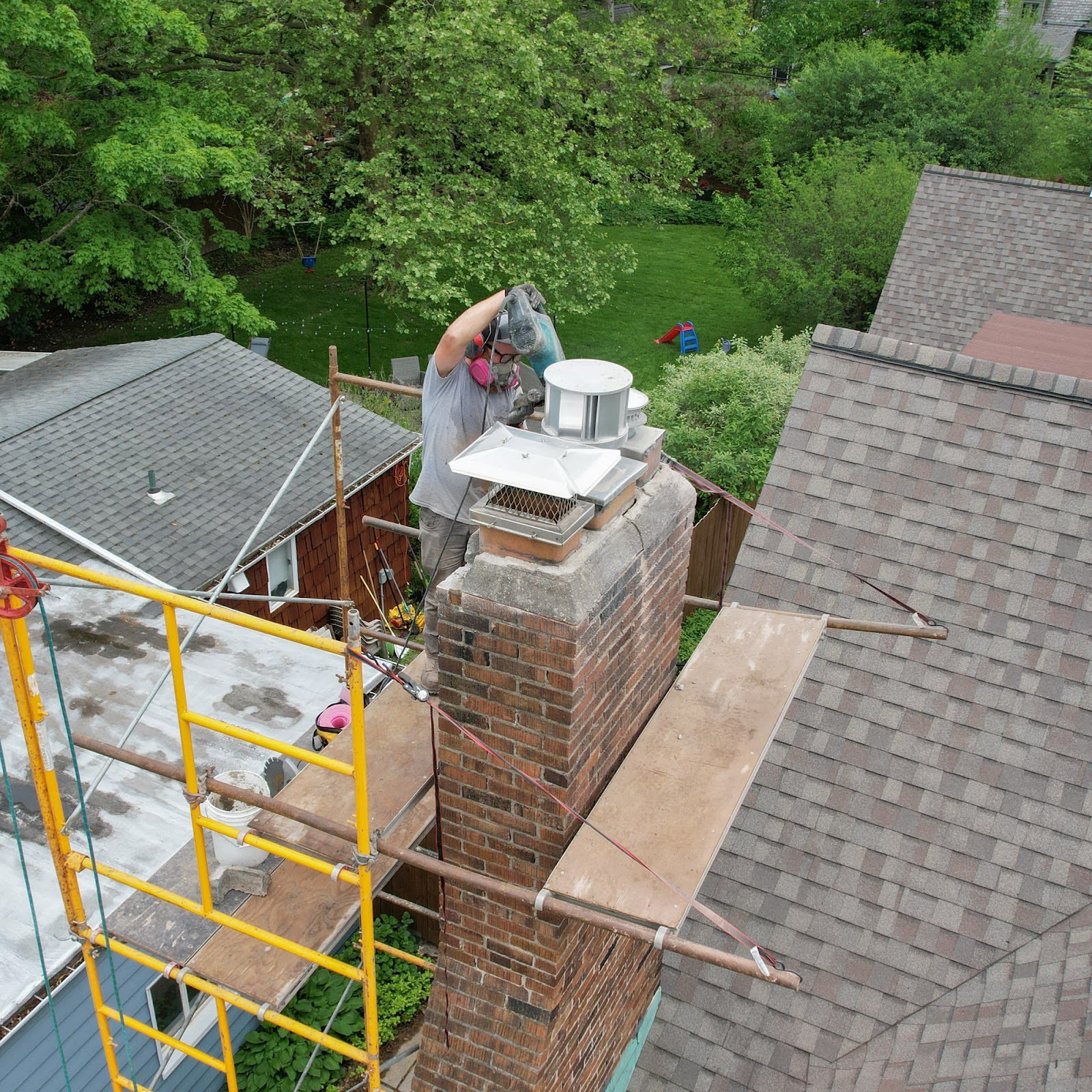 Chimney Crown Repairs in Rochester, NY and Buffalo, NY.