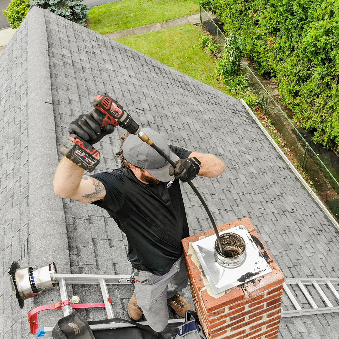 Fall Chimney cleaning and inspection in Buffalo NY
