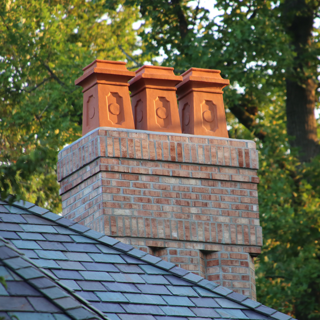 Chimney caps in Rochester, NY.