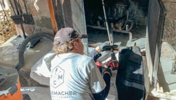Chimney sweep in Rochester, NY.