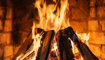 Fireplace in Rochester, NY.