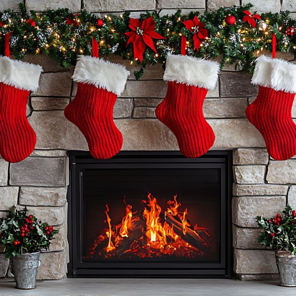 Fireplace in Buffalo, NY.