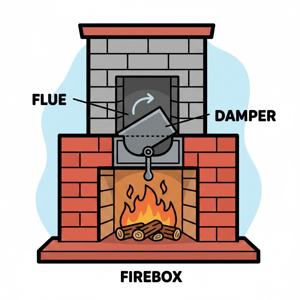 fireplace damper in rochester, ny