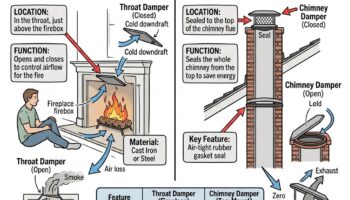 Fireplace and chimney dampers in Rochester, NY